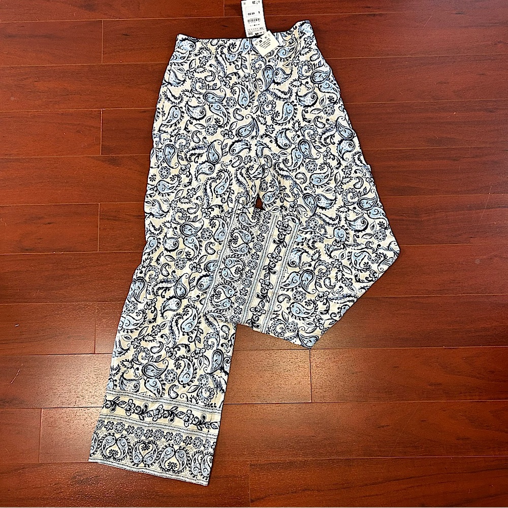 Zara printed pants